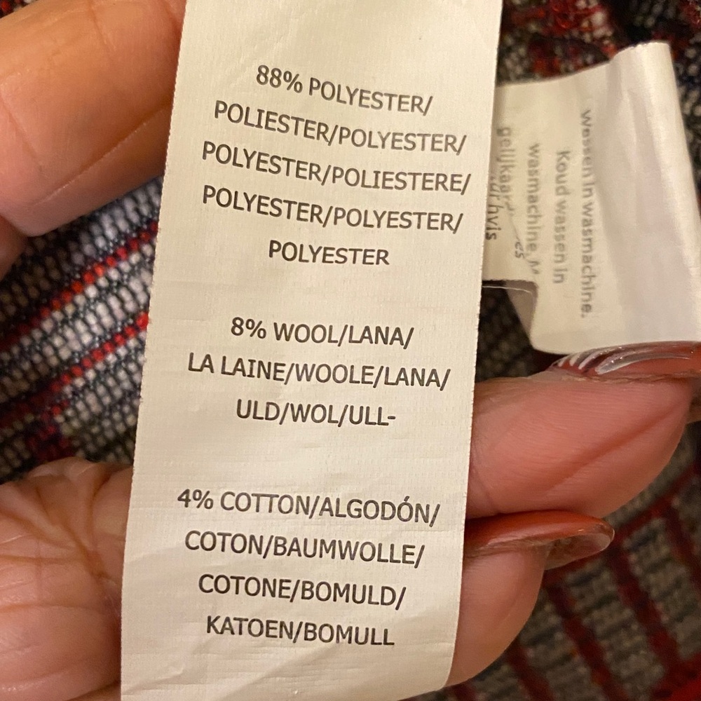 Justfab Red Patterned Women's Jacket - image 4